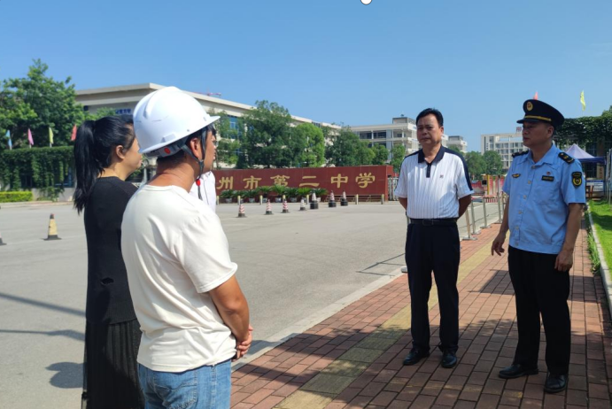 护航高考——柳州市开展高考考点巡查，全面启动“绿色护考”