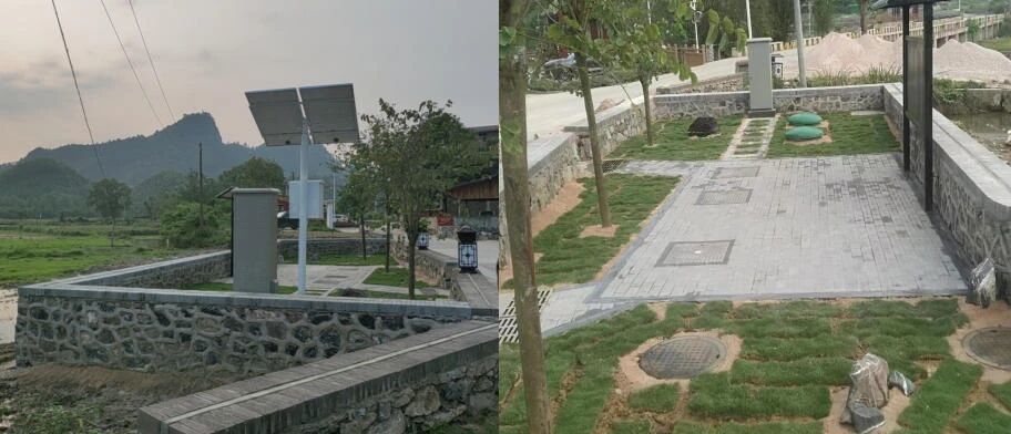 柳州市融安县大良镇里居屯农村生活污水处理设施整改典型案例